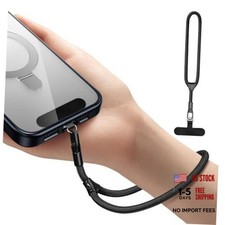 Phone Wrist Strap, Universal Adjustable Hand Wrist Strap Lanyard A-black Short