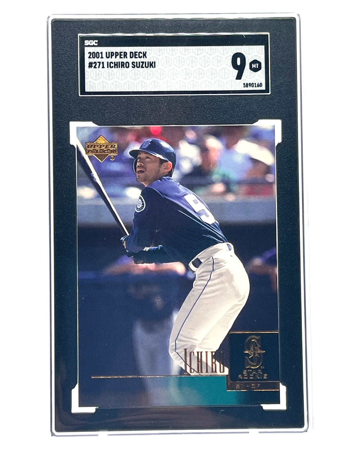 2001 Upper Deck Baseball - Ichiro Suzuki Mariners RC Rookie #271 SGC 9 Mint