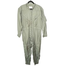 Vintage Kings Point Flying Coveralls Flight Suit CWU 27/P Sage 46R 1970s
