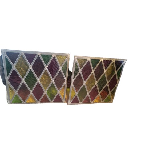 antique stained glass panels 
