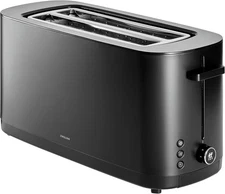 ZWILLING Enfinigy 2 Long Slots Toaster, Black Matte and silver