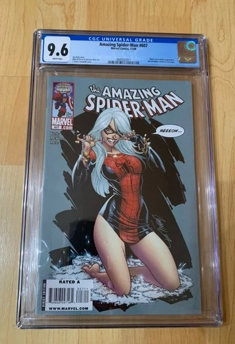 Amazing Spider-Man #607 - J. Scott Campbell Cover (CGC 9.6) 2009
