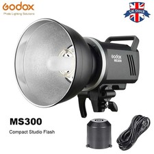 Godox MS300 2.4G 300Ws Studio Flash Strobe Light with AD-R6 Bowens Reflector