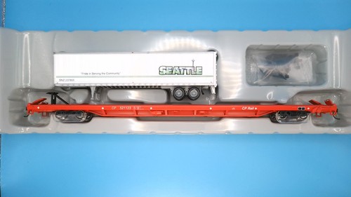 Athearn listo para rodar #74236 - CP Rail 85' vagón plano multiusos con remolque de 45' | Condition: New