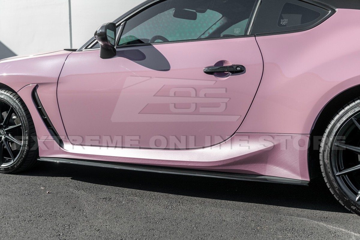 For 22-Up Toyota GR86 AS Style Plastic Glossy Black Front Splitter