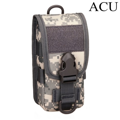 Universal Tactical Outdoor Mobile Phone Army Bag Molle Waist Pouch Holster Case - Picture 10 of 15