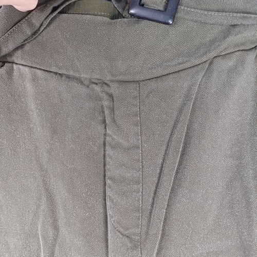The Ark Pants Womens Size S Small Baggy Tapered Belt Khaki Stretch High Rise - Picture 5 of 15