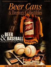 BCCA BREWERIANA BEER CAN COLLECTOR MAGAZINE APR MAY 05 ABA NABA BASEBALL AD'S