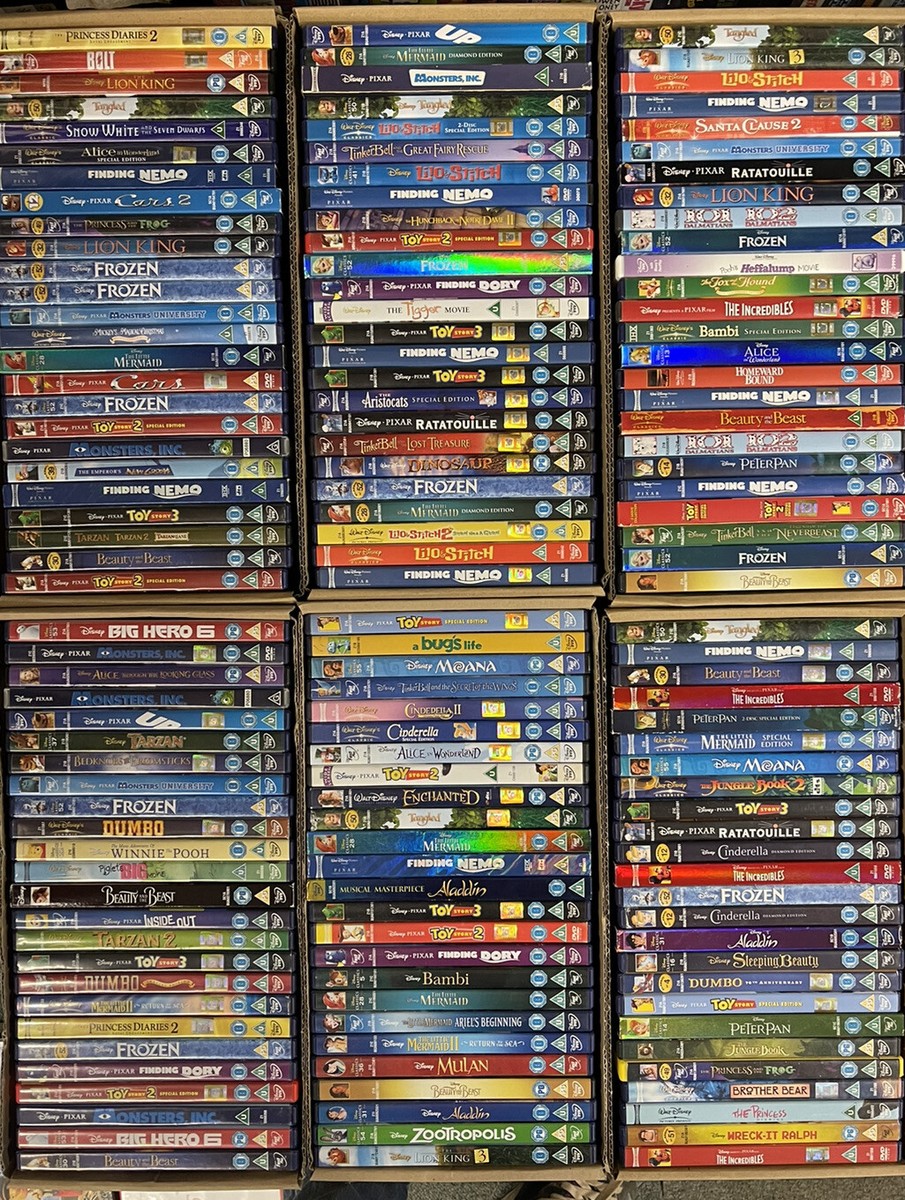 20x Children's DVD Job Lot Bundle Kids Disney, Pixar, BBC