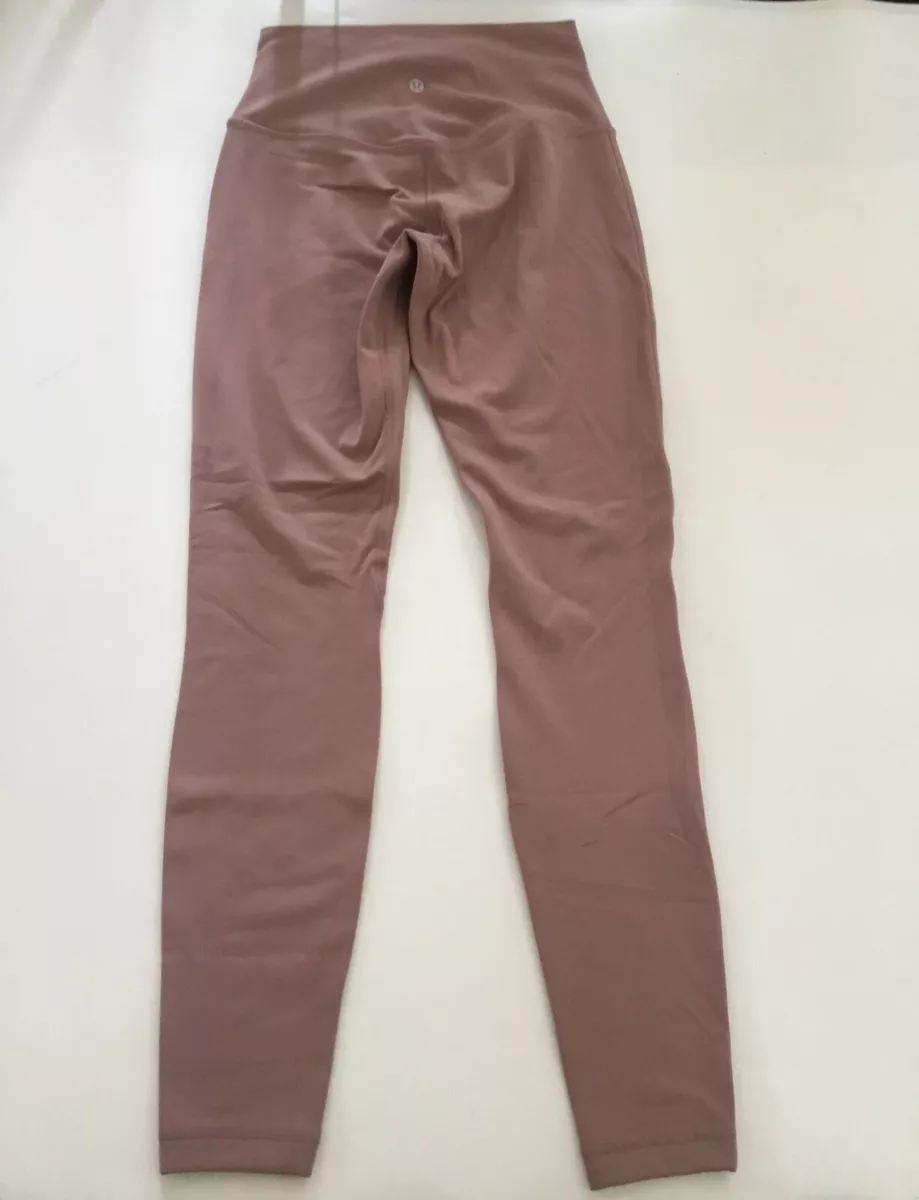 Lululemon Women's Align Pant 28” Nulu LW5CTIS TWRS Twilight Rose Pink Size 8