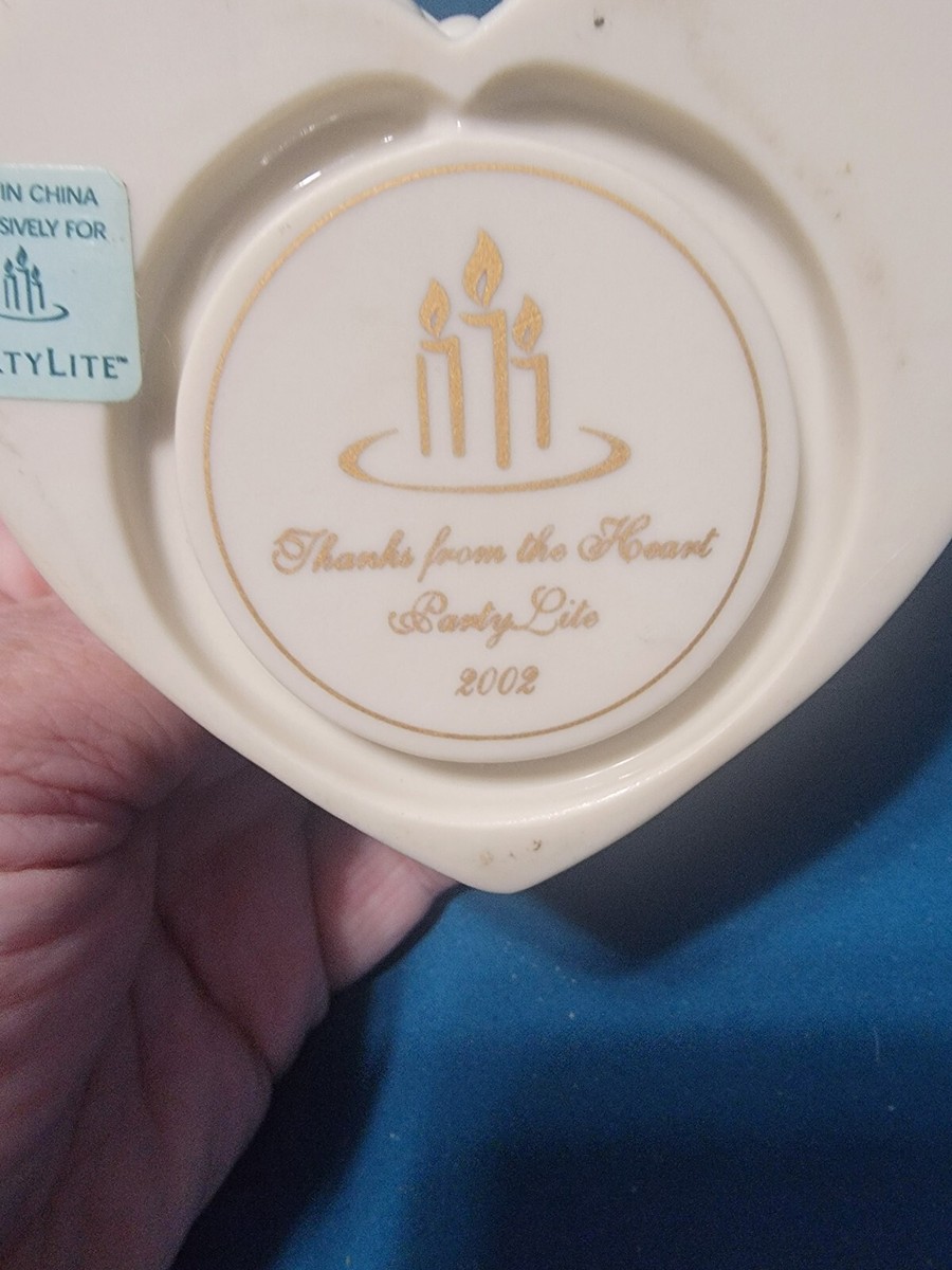 2002 PartyLite P7297 Thanks from the Heart Victoriana