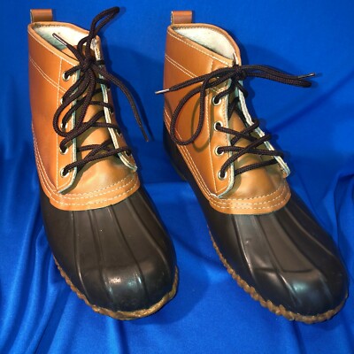 Men's EUC Dexter Duck leather/rubber, fleece-lined work/snow boots, sz 10 |  eBay