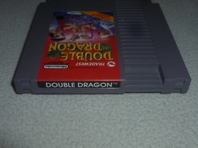 NINTENDO NES VIDEO GAME CARTRIDGE W COVER  DOUBLE DRAGON TRADEWEST CART