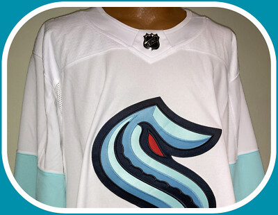 SEATTLE KRAKEN ADIDAS ROAD PRIMEGREEN AUTHENTIC JERSEY ADULT SIZE