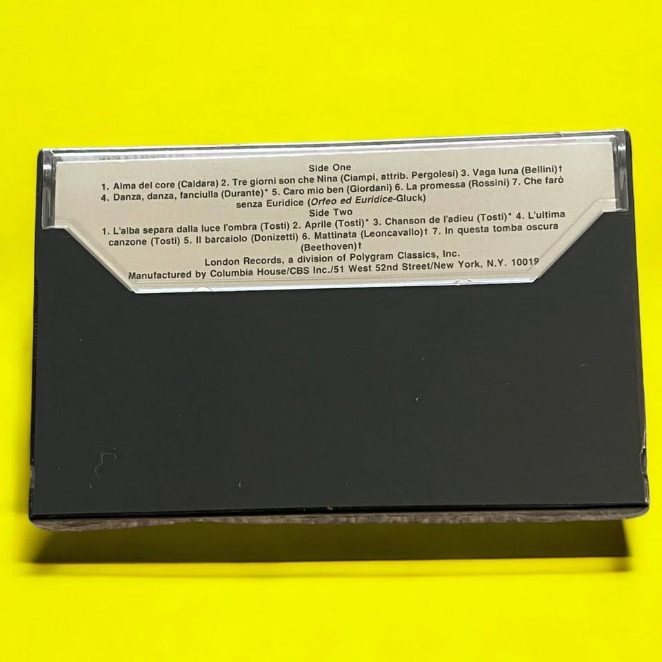 Vtg Cassette Tape Pavarotti Mattinata Sealed NEW vintage Music Opera - Image 2 of 3