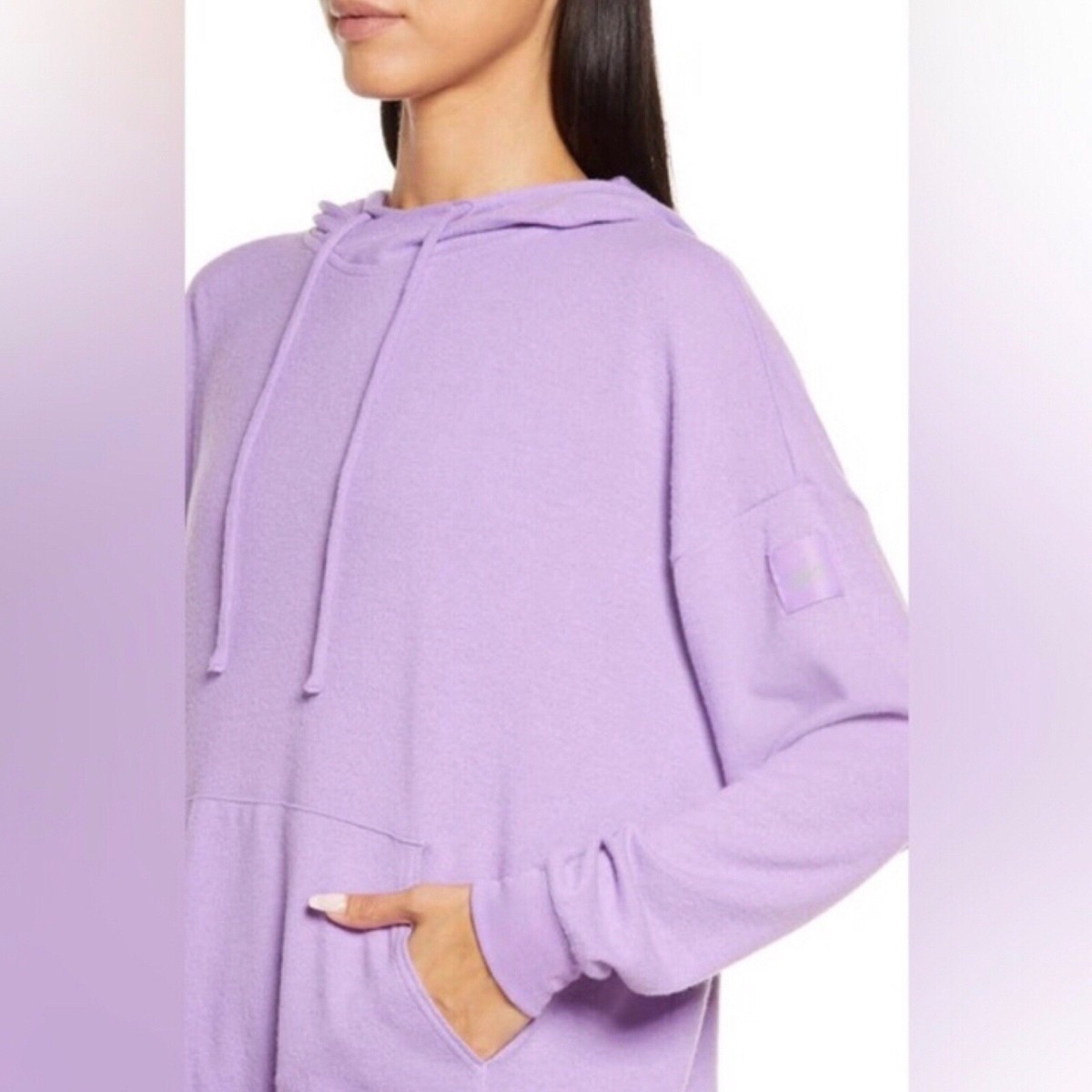 Alo Yoga Alolux Soho Cozy Hoodie Bright Orchid XS | eBay