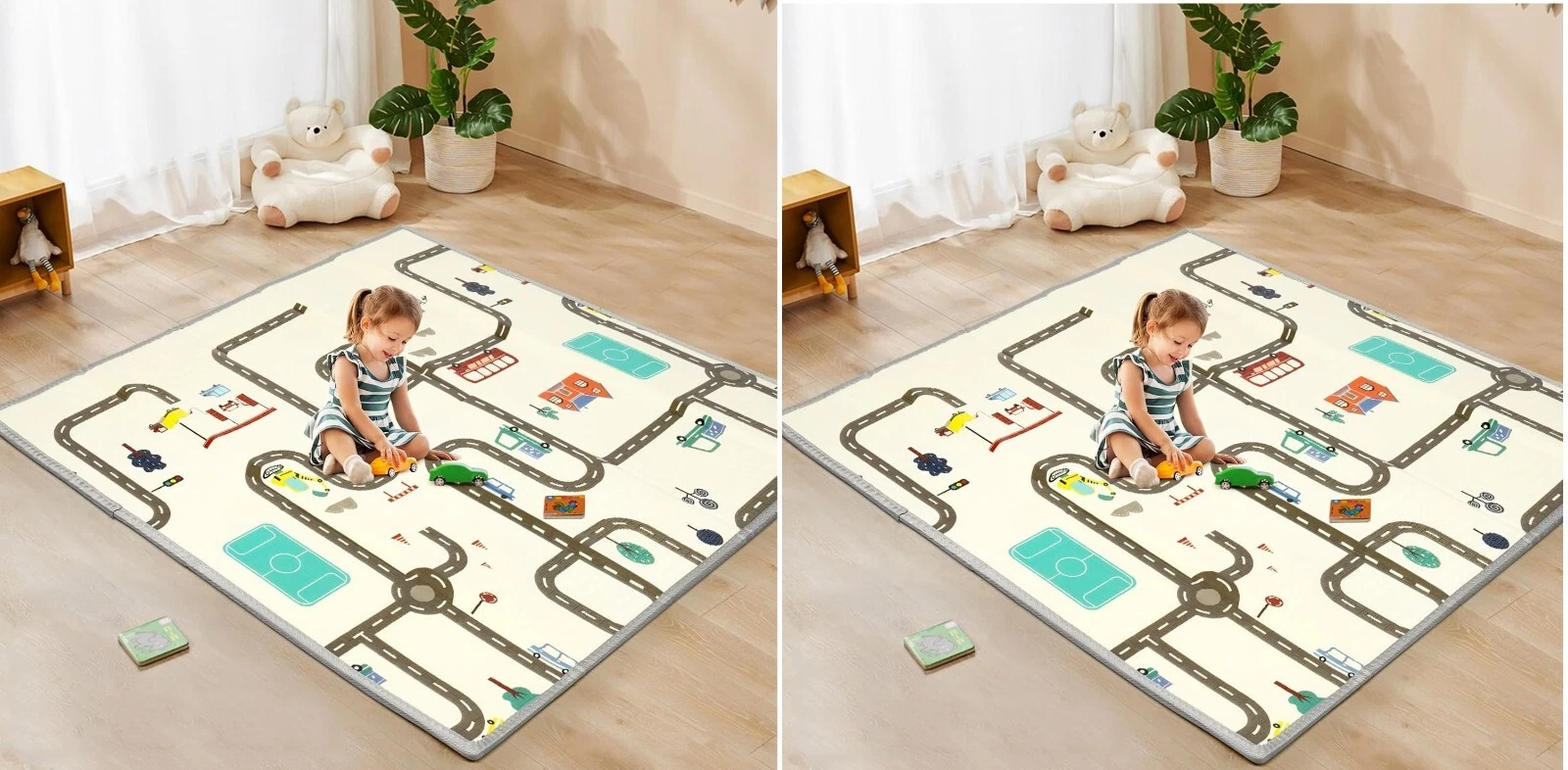 GET 2 - Baby Play Mats - Crawling Mats Infants Baby 47"X47" NEW- DOUBLE MAT LOT
Opens in a new windo