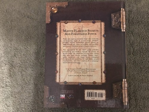 D&D: Complete Arcane - Supplement / Hardcover NM TSR AD&D - Picture 2 of 2