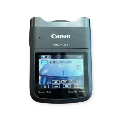 Canon iVIS mini X Digital Video Camera CMOS Tested W/Battery