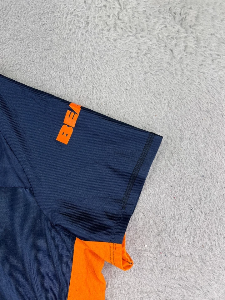 Camiseta de fútbol americano de los Chicago Bears para mujer grande azul naranja cuello en V #23 David Hester Foto 4 de 4