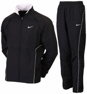 Nike Men's Pro Tour riscaldamento in Tessuto Swoosh Tuta Da Ginnastica Da  Tennis Giacca e Pantaloni Nero S | eBay