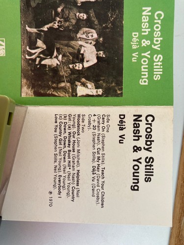 C.S.N&Y “ DEJA VU “ RARE ORIG 1970 RED CASSTAPE “MOONDANCEGB UNTESTED UKPOSTONLY - Picture 3 of 20