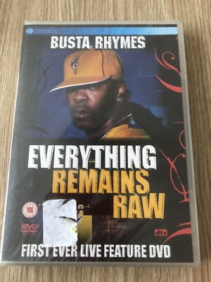 BUSTA RHYMES EVERYTHING REMES RAW LIVE DVD RAP NEU IM BLISTER SELTEN