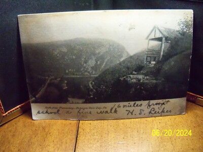 1906 South Promontory Delaware Water Gap PA Pennsylvania Football-like postmark