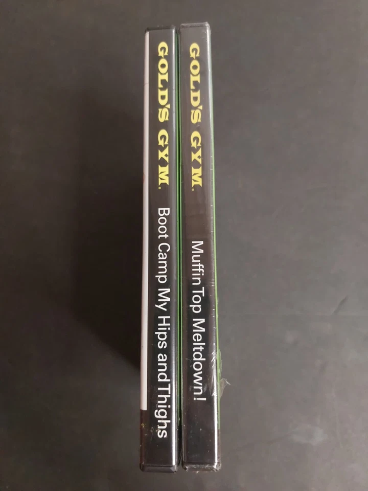 2 DVD ~ Golds Gym Muffin Top Meltdown & Bootcamp My Hips And Thighs - Изображение 2 из 3