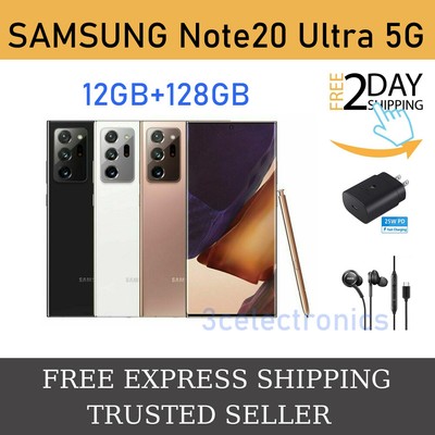 NEW Samsung Galaxy Note 20 Ultra 5G SM-N986U Factory Unlocked 12+128GB US