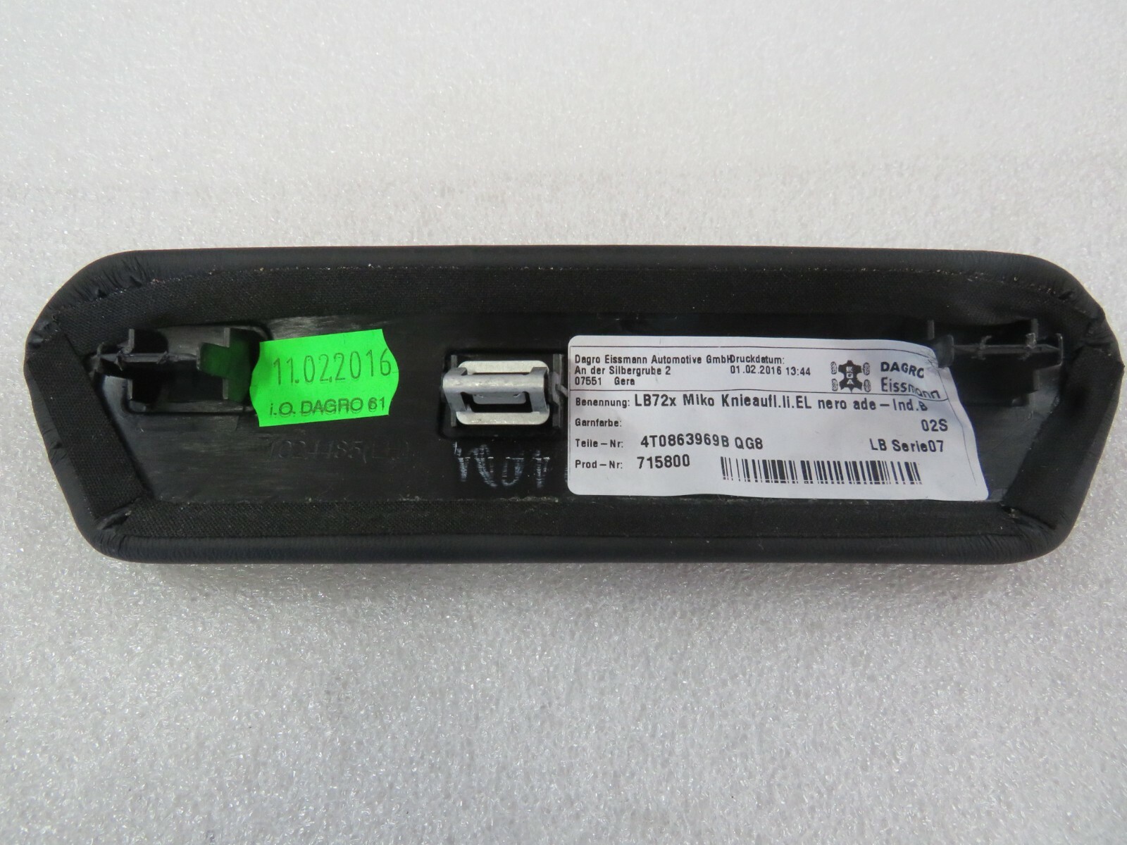Lamborghini Huracan, LP580, LP610, LH, Console Side Trim, Used, P/N 4t0863969B
