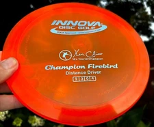 Climo KC 2013  FIREBIRD Disc Golf Innova PENNED Flat Firm 169G Champion #3976