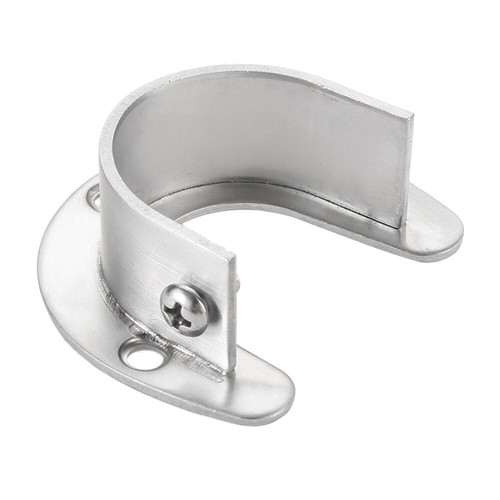 2Pcs Flange Rod Holders Silver Bracket Socket for 32mm Stainless Steel/Wood Tube - Picture 8 of 15