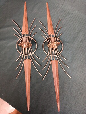 True Vintage Mid Century Modern Wall Sconce MCM (J)