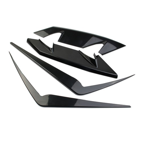 Carbon Fiber Style Front Bumper Headlight Trim Molding Kit for Polaris Slingshot - Picture 2 of 5