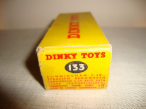 DINKY TOYS 133 CUNNINGHAM C-5R ROAD RACER - EXCELLENT in original BOX - Picture 9 of 12