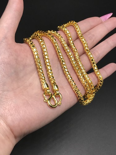 9999 Solid 24k Gold Dragon Scale Chain 