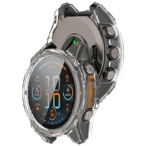 Für Garmin Tactix 8 Solar 51mm Kunststoff Schutz Hülle + 9H Glas Transparent - 第 3/6 張圖片