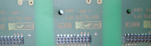 Placa de control de pantalla RAFI Bargraph 5.40 552.735-000 540552735-000 - Imagen 3 de 4