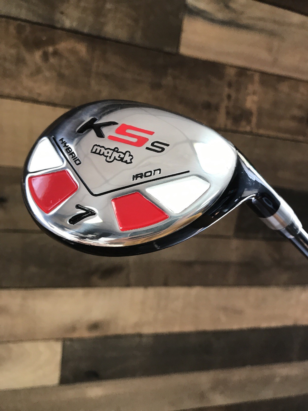 USED Majek K5s Hybrid Iron Set #6-PW Senior Graphite Shaft Right Handed 116-54UG