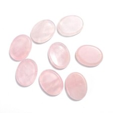 8Pcs Small Rose Quartz Hot Massage Stones Rock Spa Massagers Stones for Women Me