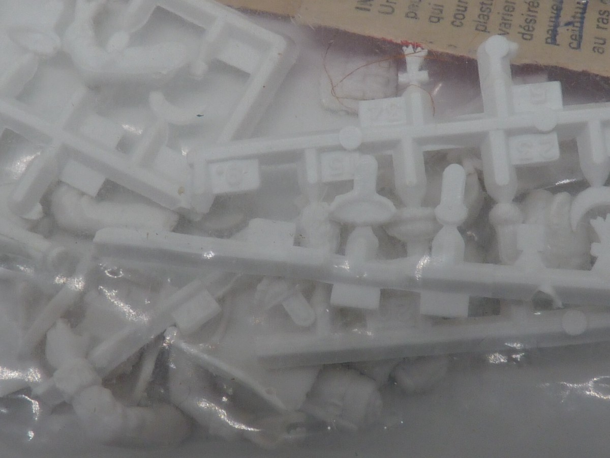 Ancien Sachet D'Accessoires Ou Figurines Historex N°43 - Plastique à Peindre - Occasion