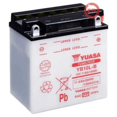 Batterie 12V 11AH Yuasa YB10L-B Kawasaki Z 200 1978-1979 - Photo 1/3