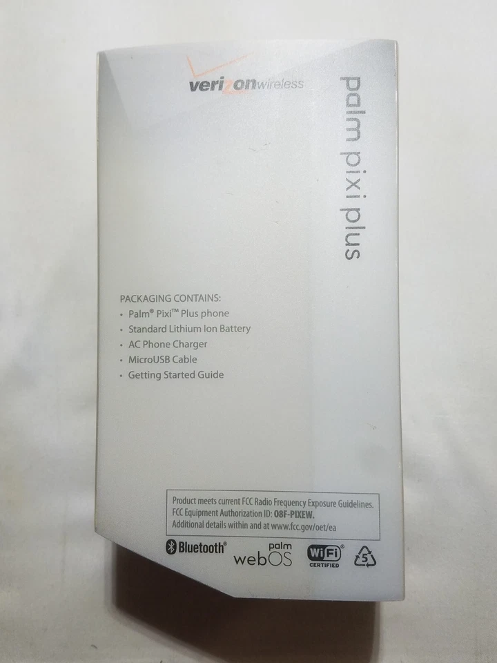 Teléfono Celular Móvil 3G Raro Coleccionistas Palm Pixi Plus Verizon Negro Desbloqueado Foto 3 de 3