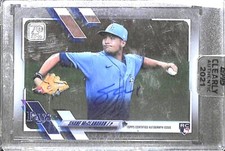 2021 Topps Clearly Authentic Rookie Autograph #CAA-SM Shane McClanahan 