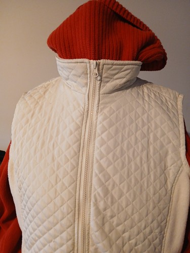 IZOD PUFFER VEST XXL/XXG 100% POLY WOMEN WHITE - Picture 9 of 12