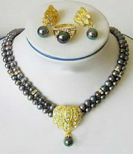 Chapado en Oro Amarillo Perla Lucky Brand juegos de joyas de moda