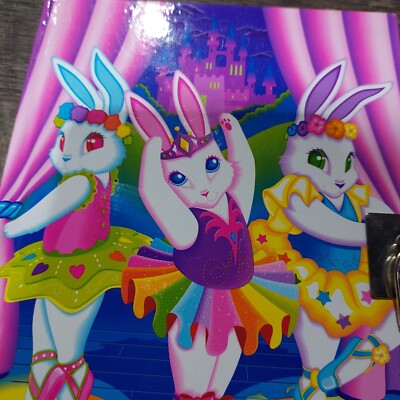 Lisa Frank Three Dancing Bunnies Ballerina's Diary /Journal Lisa Frank Three Dancing Bunnies Ballerina's Diary /Journal