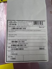 CISCO POWER SUPPLY, PWR-4000-DC, FOR CISCO 7609/13 AND CAT 6509/13