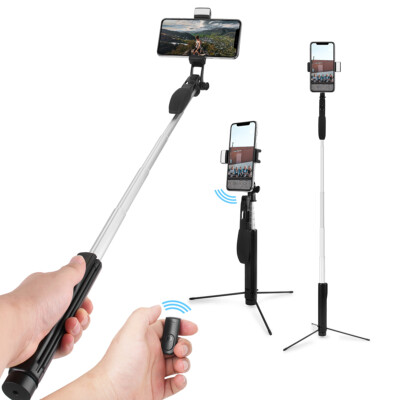 Gimbal Stabilizer Bluetooth Remote Foldable Selfie Stick Tripod